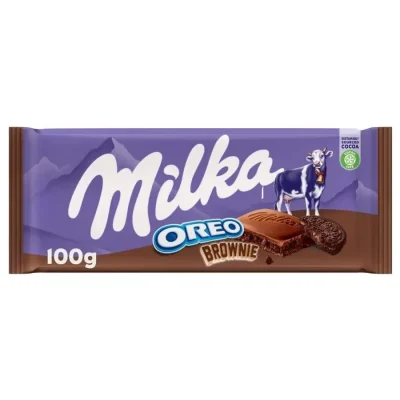 Шоколад молочний Milka Oreo Brownie Швейцарія 100 г