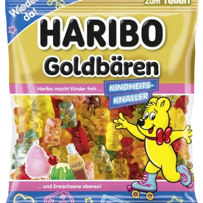 Желейні цукерки Золотий Ведмедик Смак Дитинства Haribo Goldbaren Kindheits-Knaller 175г Німеччина