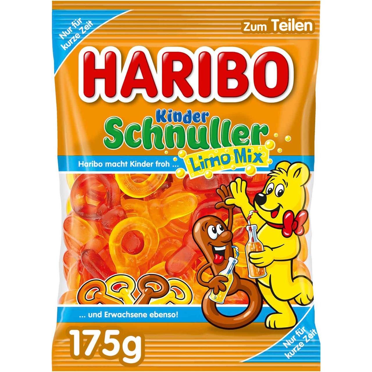 Желейні цукерки Дитяча соска Haribo Kinder Schnuller 175 г Німеччина