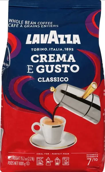 Кава в зернах LavAzza Espresso Crema e Gusto Classico 1 кг Італія