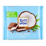 Шоколад з кокосом Ritter Sport Kokos Німеччина 100 г