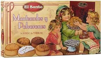 Печиво з мигдальним борошном пісочне асорті El Santo Mantecados y Polvorones 300 г Іспанія