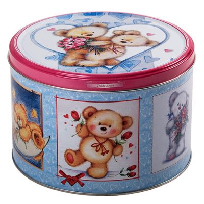 Печиво вершкове Плюшеві Ведмедики Jacobsens BakeryTeddy Bears у ж/б 300 г Данія