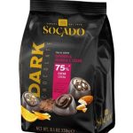 Цукерки асорті темного шоколаду Socado Dark Chocolate Arancia Cacao e Mandorla 230 г Італія