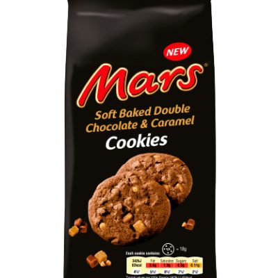 Печиво шоколадне з шоколадною крихтою та карамеллю Mars Cookies Chocolate&Caramel 162г Великобританія