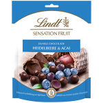 Драже шоколадне з фруктовою начинкою Lindt Sensation Fruit Heidelbeere&Acai 150г Франція