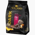 Цукерки асорті темного шоколаду Socado Dark Chocolate Arancia Cacao e Mandorla 230 г Італія