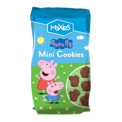 Печиво міні дитяче Свинка Пеппа Maxies Mini Cookies Peppa Pig 100г Іспанія