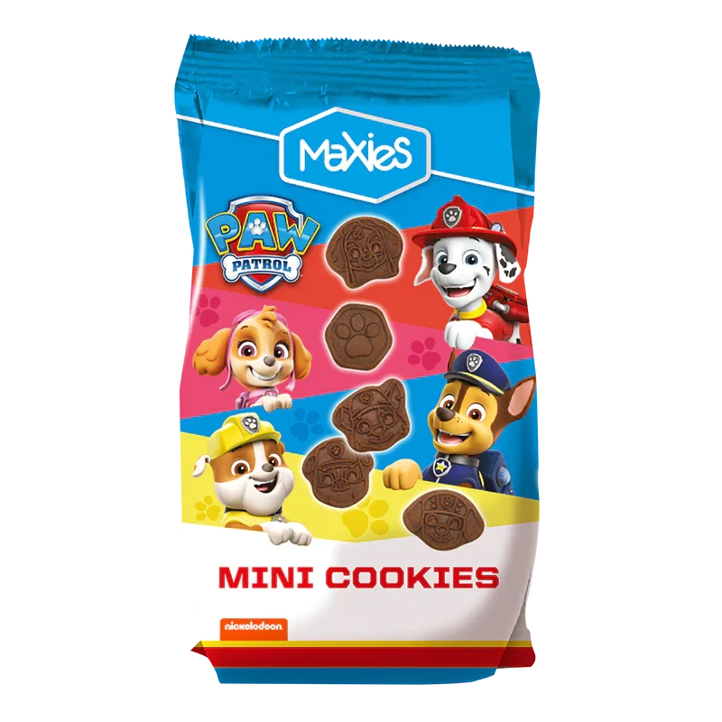 Печиво міні дитяче Щенячий Патруль Maxies Mini Cookies Paw Patrol 100г Іспанія