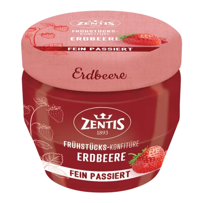 Конфітюр Полуничний Zentis Fruhstucks-Konfiture Erdbeere 230г Німеччина