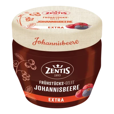 Конфітюр Смородиновий Zentis Fruhstucks-Konfiture Johannisbeere 230г Німеччина