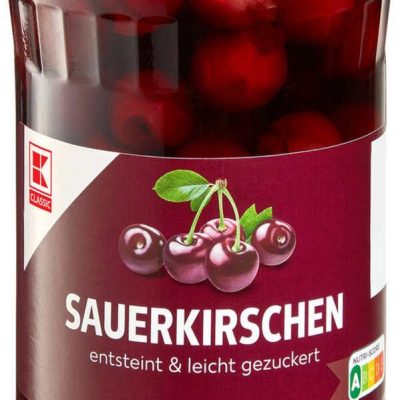Вишня без кісточки у солодкому сиропі K-Clssic Sauerkirschen entsteint&leicht gezuckert 680/350г Німеччина