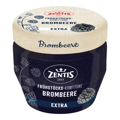 Конфітюр Ожиновий Zentis Fruhstucks-Konfiture Brombeere 230г Німеччина