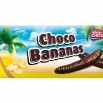 Цукерки Шоколадні Mister Choc Schoko Bananen з банановим Суфле 300 г Німеччина