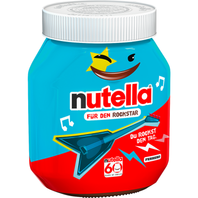 Шоколадно-горіхова паста з лісовими горіхами Ferrero Nutella fur den rockstar 750г Німеччина