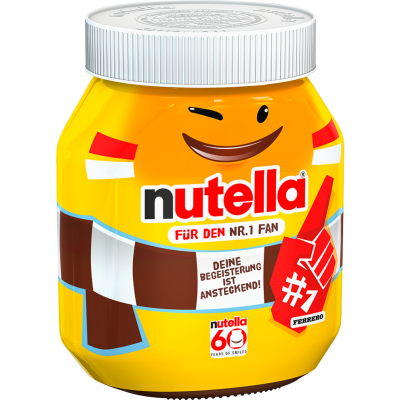 Шоколадно-горіхова паста з лісовими горіхами Ferrero Nutella Fur Den nr.1 fan 750г Німеччина