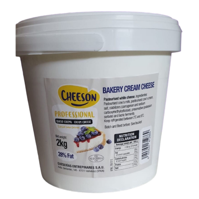 Крем-сир Cheeson Proffesional Cream Cheese 28%, 2кг Испания