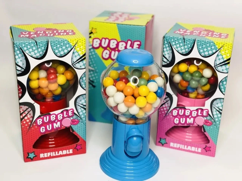 Жувальна гумка зі смаком фруктів у дозаторі Vending Machine Bubble Gum 300 г Туреччина