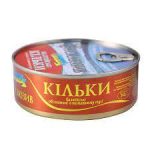 Кілька балтійська обсмажена в томатному соусі Морська Протока 240г Україна