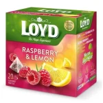 Чай з малиною та лимоном Loyd Raspberry&Lemon 20 пірамідок (40г) Польща