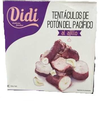 Восьминіг шматочками із часником Didi Tentaculos de poton del pacifico al ajillo 266г Іспанія