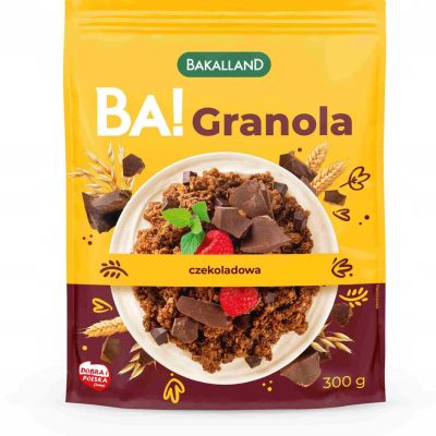Гранола шоколадна Bakalland Ba! Granola Czekoladowa 300г Польща