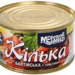 Кілька Балтійська в томатному соусі "Морський Світ" 240г Україна