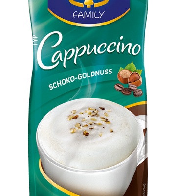Капучіно шоколадно-горіховий Kruger Family typ Cappuccino Schoko-Goldnuss 500г Німеччина