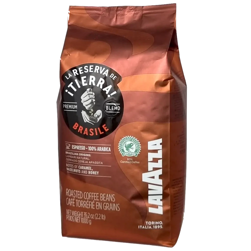 Кава в зернах LavAzza Itierra Brasile Premium Blend 100% Fraбіка 1 кг Італія