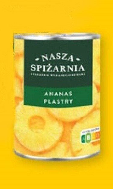 Ананас скибочками у сиропі Nasza spizarnia 565/340г Польща