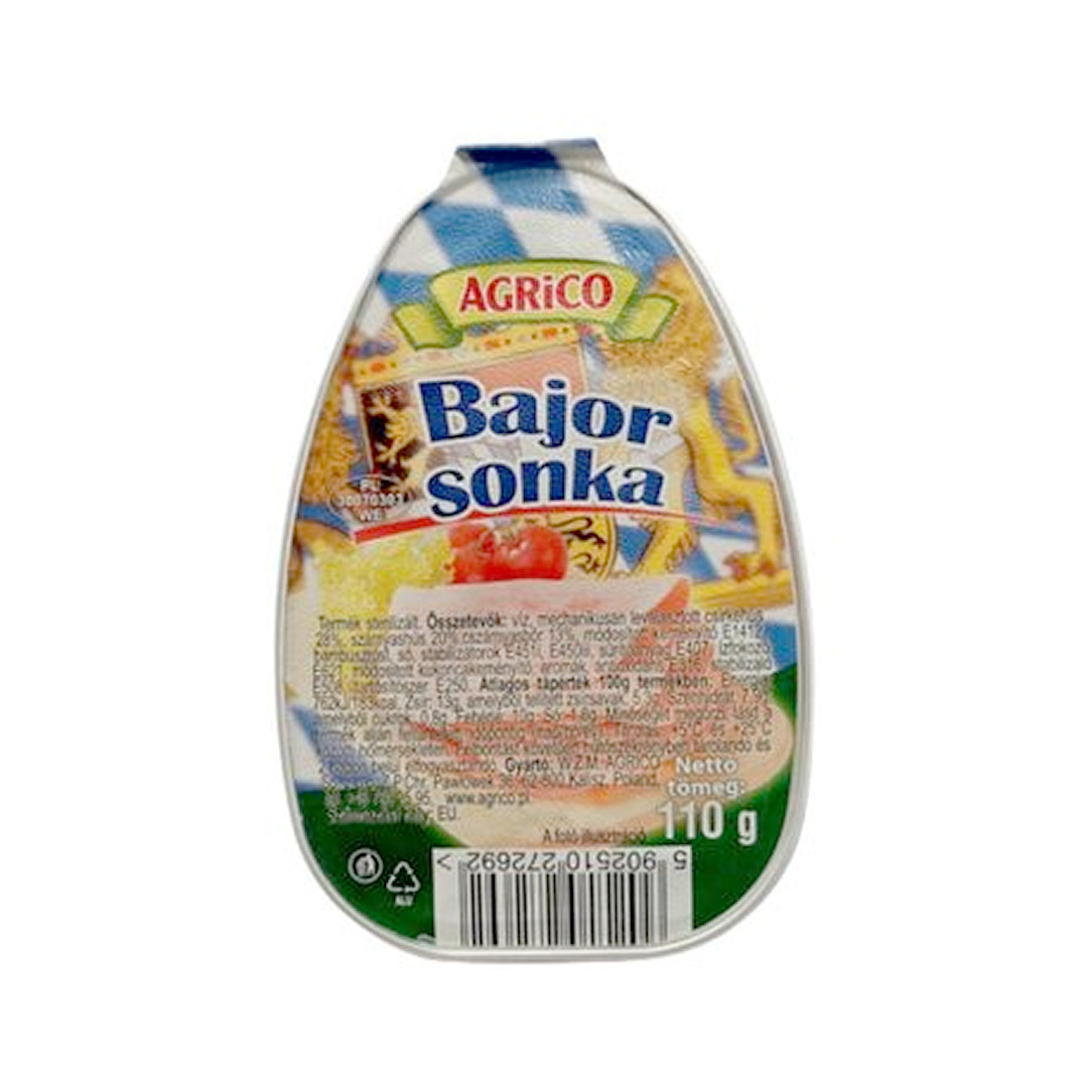 Паштет м'ясний із томатом Баварський AGRICO Bajor sonka 110г Чехія