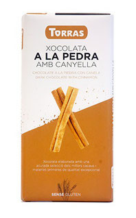 Шоколад без цукру Torras з корицею 43% какао Іспанія 150г