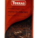 Шоколад без цукру та глютену Torras чорний із подрібненим какао Іспанія 75г
