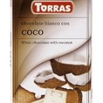 Шоколад без цукру та глютену Torras білий з кокосом Іспанія 75 г