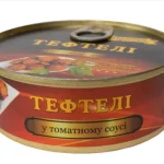 Тефтелі в томатному соусі Морська Протока 240г Україна