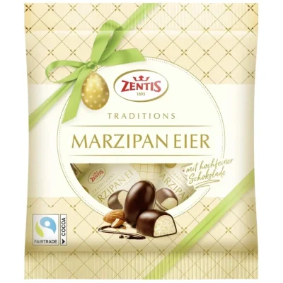 Марципанові яйця Традиційні Zentis Marzipan Eier Traditions 200г Німеччина