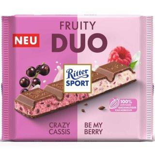 Молочний шоколад Ritter Sport Fruity Duo 218г Німеччина