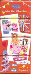 Набір мінішоколаду Свинка Пеппа Mini Milk Chocolate Peppa Pig (4х20г) 80 г Польща