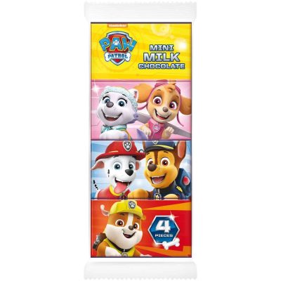 Набір міні-шоколаду Щенячий Патруль Mini Milk Chocolate Paw Patrol (4х20г) 80г Польща