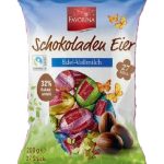 Шоколадні яйця молочний шоколад Favorina Schokoladen Eier 200г Німеччина