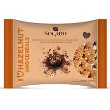 Цукерки шоколадні Я Люблю Фундук та Злаки Socado I lave Hazelnut and cereals 1кг Італія