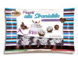 Цукерки шоколадні із вершковим кремом та шоколадною крихтою Socado Piaceri alla Stracciatella 1кг Італія