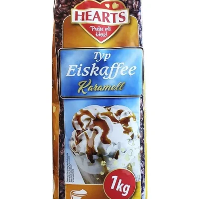 Кавовий напій Холодна кава Карамель Hearts Eiskaffee Karamell 1кг Німеччина