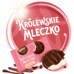 Ванільний зефір у шоколаді Wawel Krolewskie Mleczko Vanilowe 300г Польща