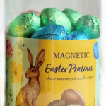 Шоколадні яйця Асорти з начинкою Magnetic Easter Pralines choco-strawberry&vanilla-crisps 410г Польща