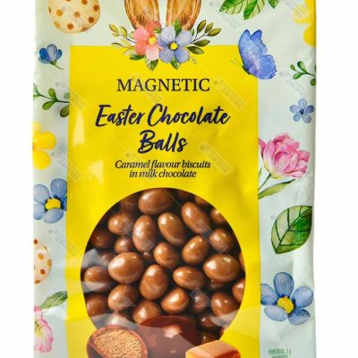 Карамельне печиво-драже в молочному шоколаді Magnetic Easter Chocolate Balls 260 г Польща