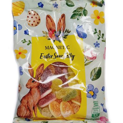 Желейні цукерки Великодні Заєць кислі Magnetic Easter Sour Jelly 150г Польща