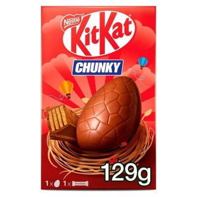 Подарунковий набір Яйце + Батончик Nestle KitKat Chunky 129г Німеччина
