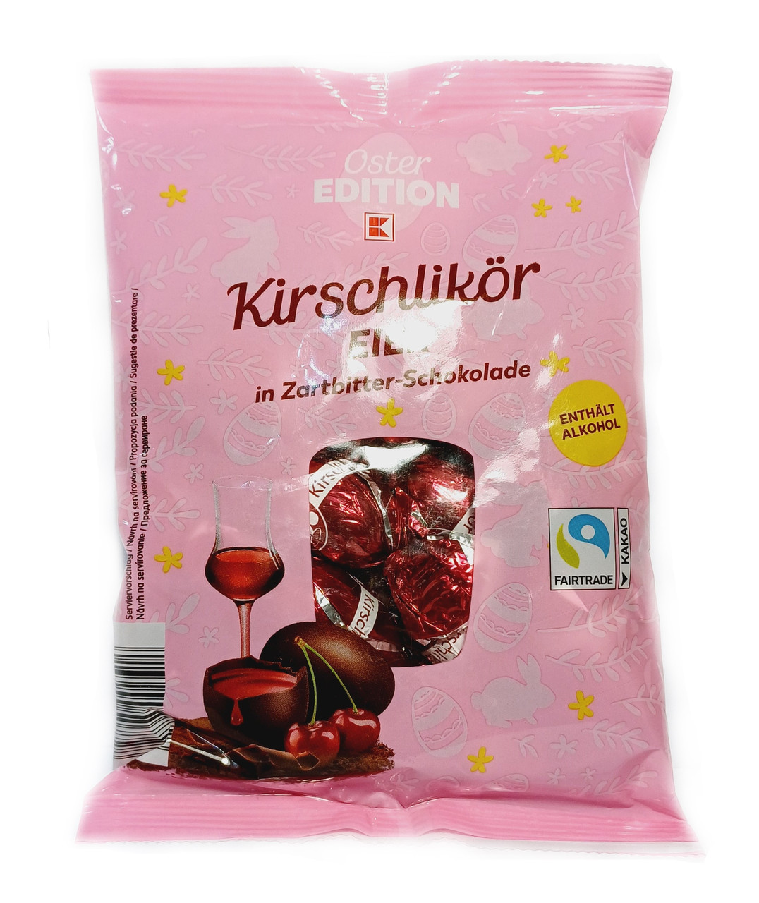 Шоколадні яйця з вишневим лікером Oster Edition Kirschlikor 150 г Німеччина