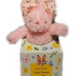 Подарунковий набір Іграшка Зайчик + Асорті щіколадних цукерок 90 г Magnetic Easter Candies Польща